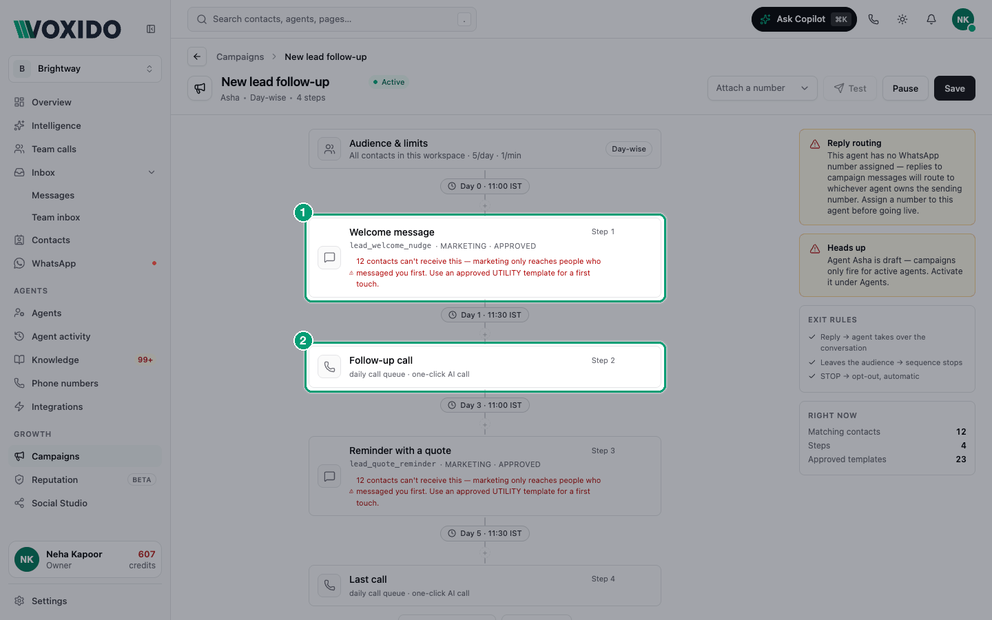 Win-back campaign